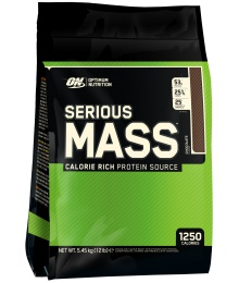 Optimum Nutrition Serious Mass 5450 g vanilija.