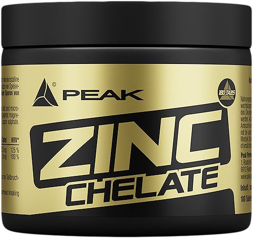 Peak Performance Zinc Chelate 180 tabletek