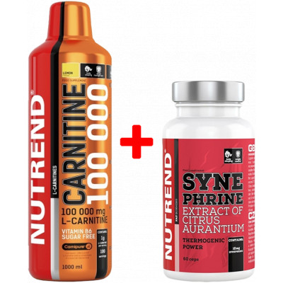 Nutrend
Carnitine 100.000 1000 ml + Synephrine 60 kaps ZADARMO