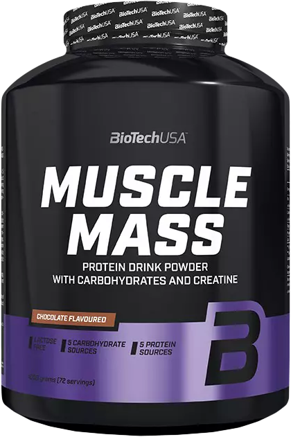 BioTech USA Muscle Mass 4000 g baunilha