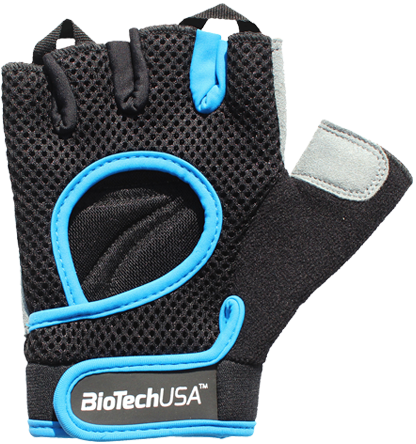 BioTech USA Rukavice Budapest čierno-modré 2XL