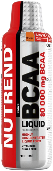 Nutrend BCAA Liquid 80.000 mg 1000 ml Pomarańczowy