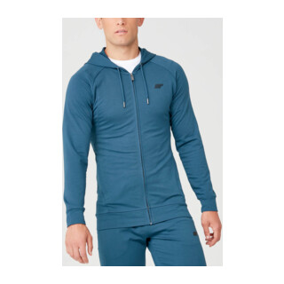 MyProtein Pánská mikina Form Zip Up Hoodie modrá