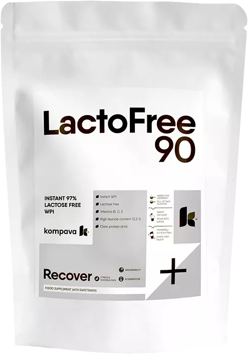 Kompava LactoFree 90 500 G čokoláda-banán