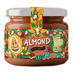 LifeLike Almond Coconut Choco 300 g