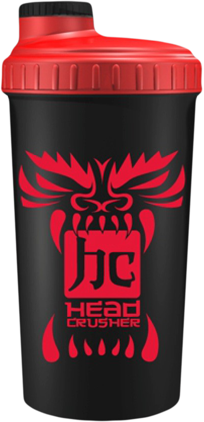 Scitec Nutrition Head Crusher Shaker 700 ml preto-vermelho