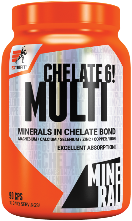 Extrifit Multimineral Chelate 6! 90 de capsule