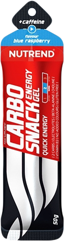Nutrend Carbosnack + Caffeine 50 g (saszetka) niebieska malina