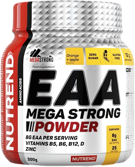 Nutrend EAA Mega Strong Powder 300 g ceai cu gheață de lămâie