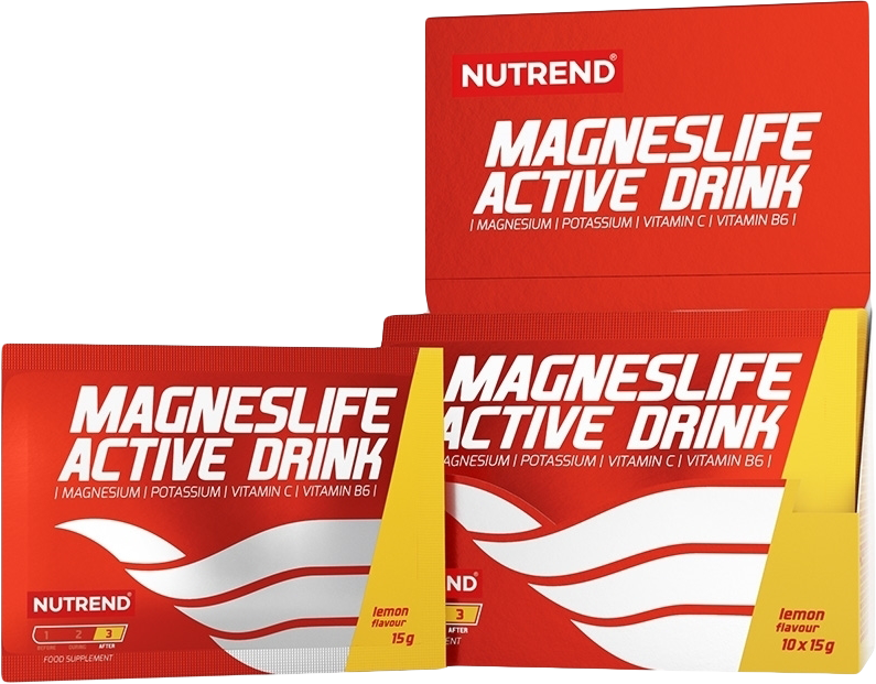 Nutrend Magneslife Active Drink 10 X 15 G Citrón