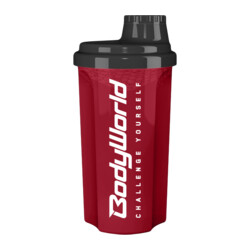 BodyWorld Shaker Challenge Yourself 700 ml červená