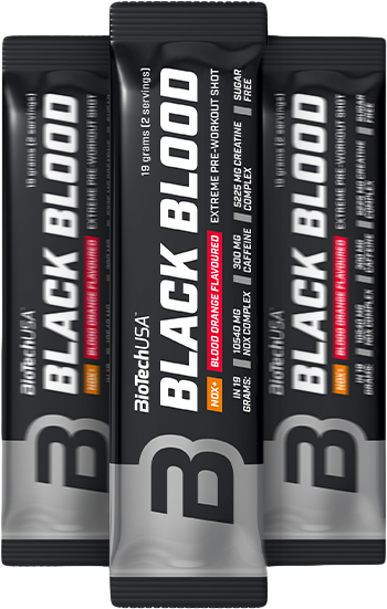 BioTech USA Black Blood NOX+ 19 g mustikka-limetti