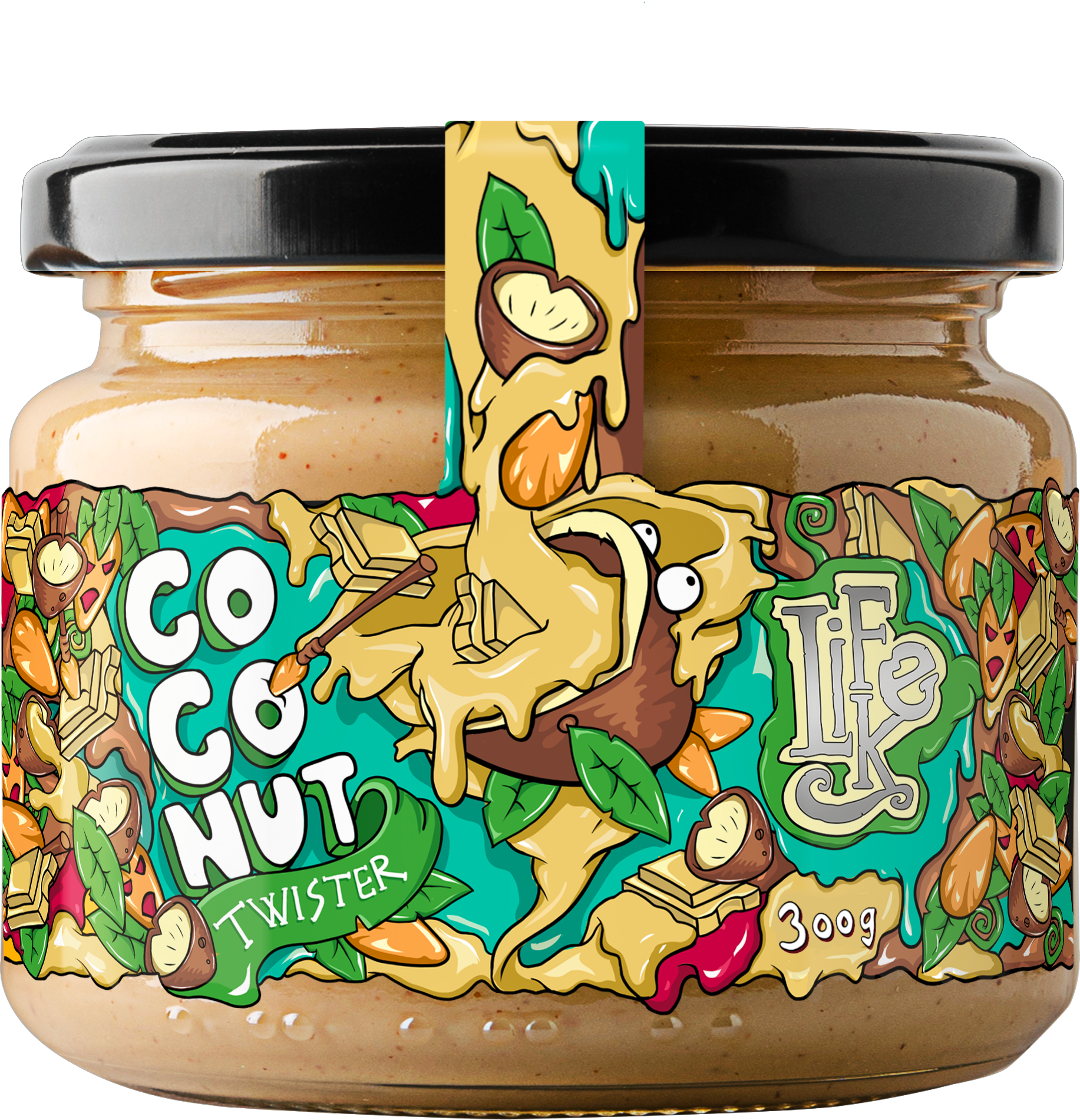 LifeLike Coconut Twister 300 g noce di cocco