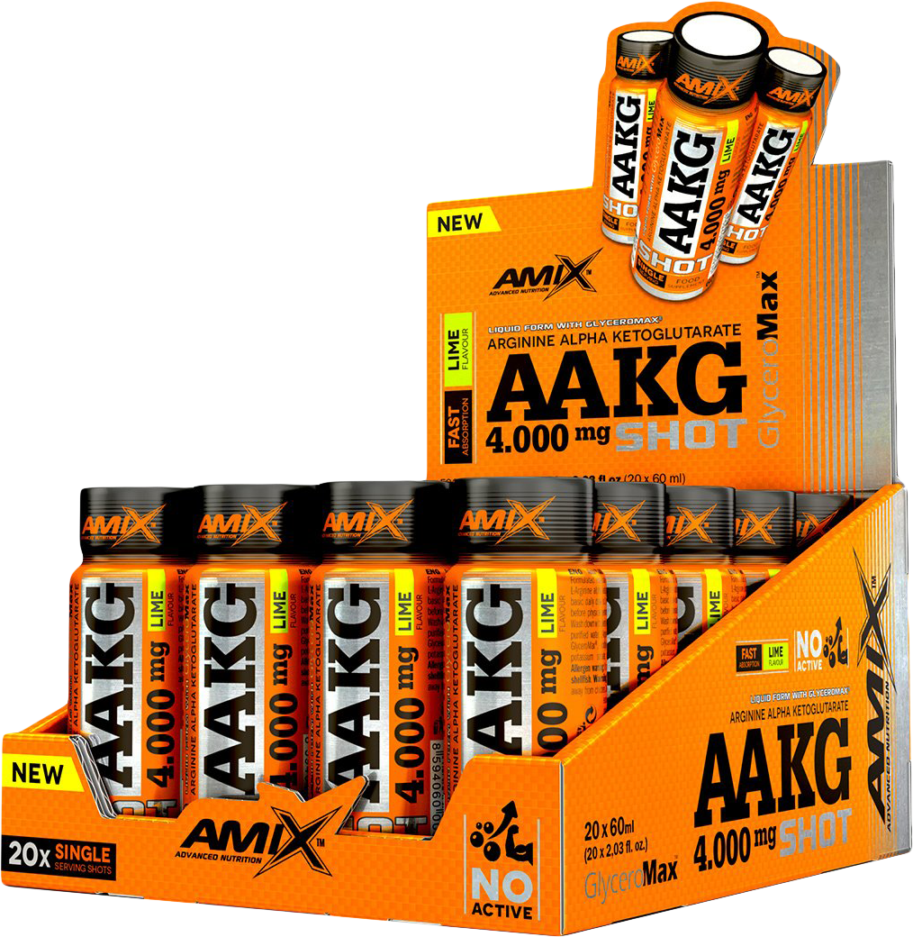 Amix AAKG Shot BOX 20 x 60 ml kalkki
