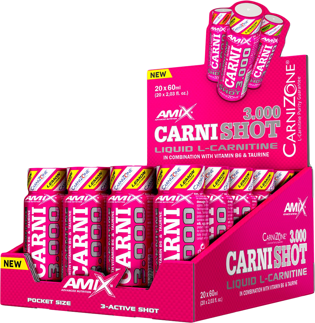Amix CarniShot 3000 BOX 20 X 60 Ml Mojito