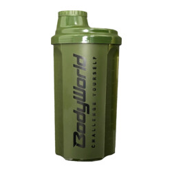 BodyWorld Shaker Challenge Yourself 700 ml vojenská zelená