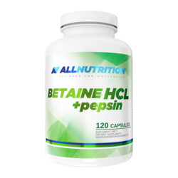 ALLNUTRITION Betaine HCL + pepsin 120 capsules