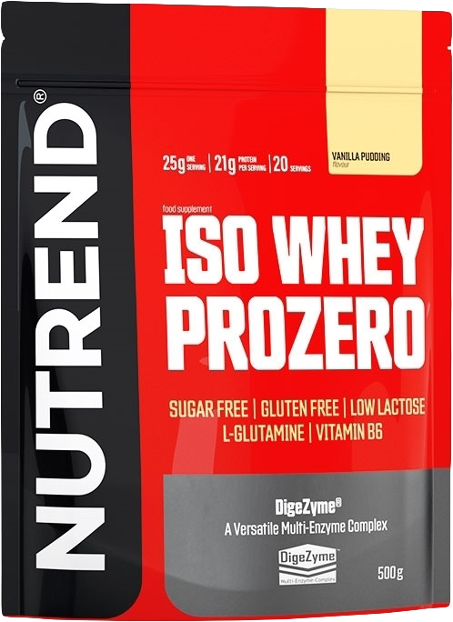 Nutrend Iso Whey Prozero 500 g prăjitură cu brânză și căpșuni