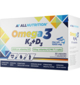 ALLNUTRITION Omega 3 D3 + K2 30 kapslí