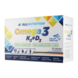 ALLNUTRITION Omega 3 D3 + K2 30 kapslí