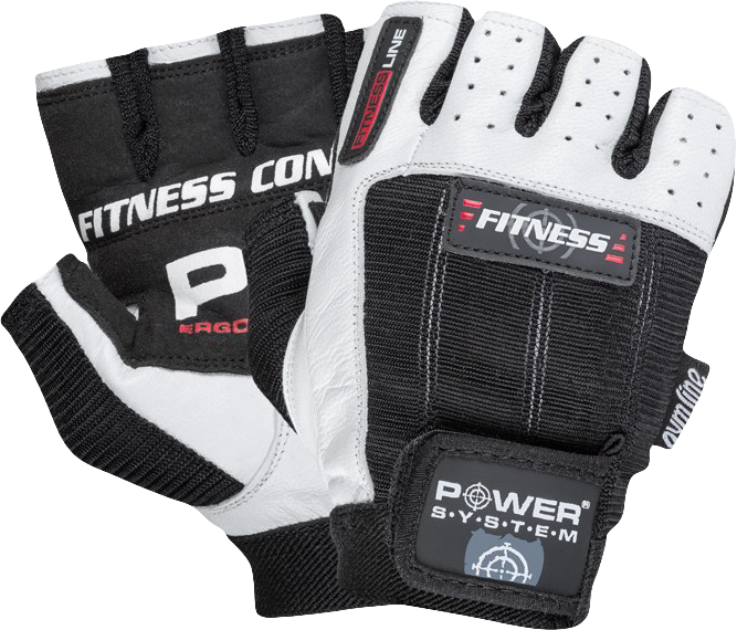 Power System Rukavice Fitness PS 2300 1 pár - čierno-biele S