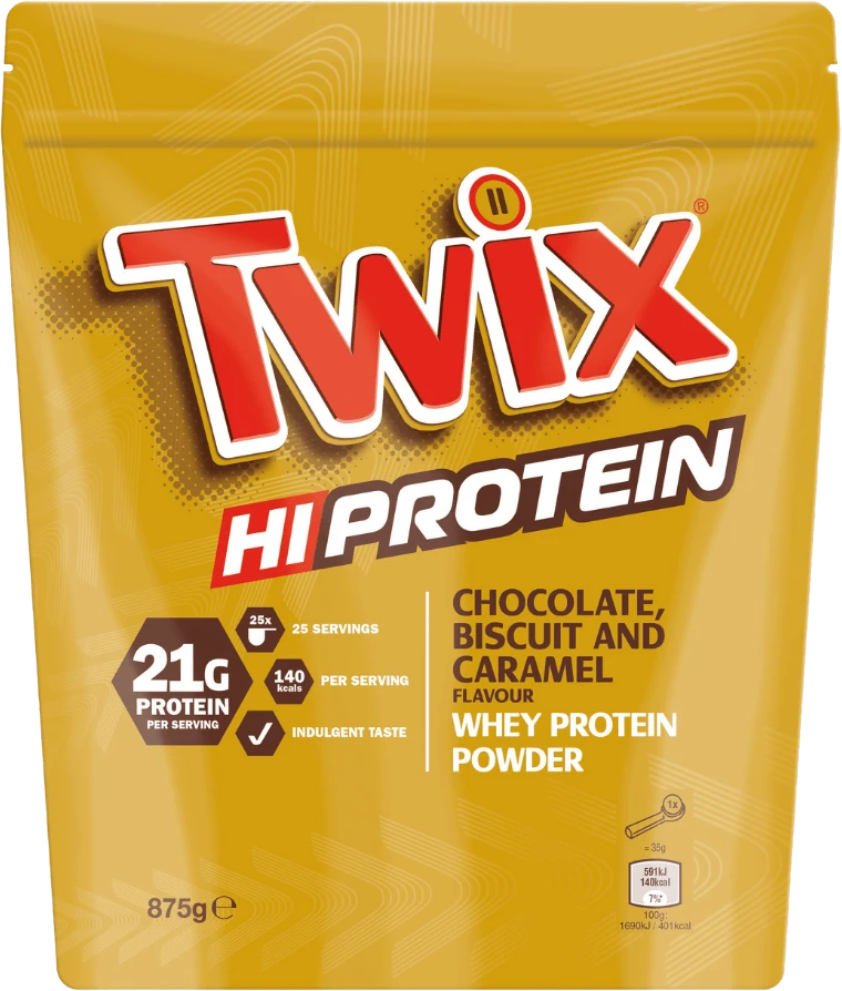 Mars Twix HiProtein Powder 875 g choklad, kex och karamell