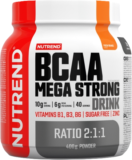 Nutrend BCAA Mega Strong Drink 400 g arancione