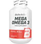 BioTech USA Mega Omega 3 180 kapslí