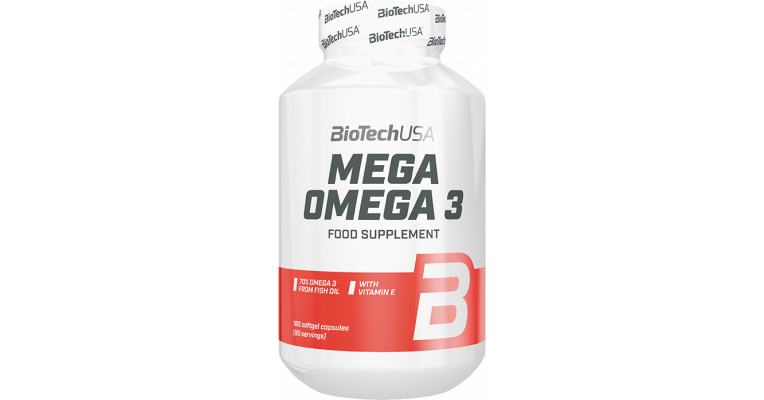 BioTech USA Mega Omega 3 180 capsules | BodyWorld.eu