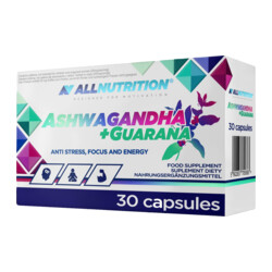 ALLNUTRITION Ashwagandha + Guarana 30 capsules