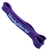 BodyWorld Posilovací guma 1 ks 20 - 45 kg, fialová