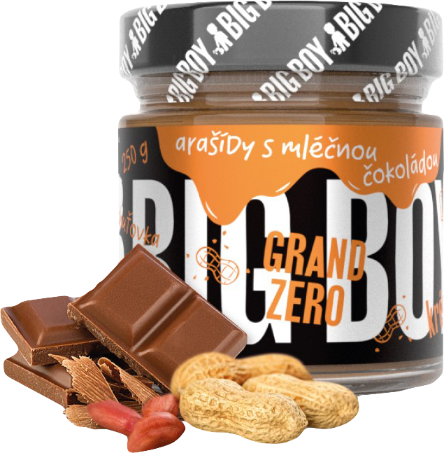 Big Boy Grand Zero Latteo 250 g arachidi-cioccolato al latte