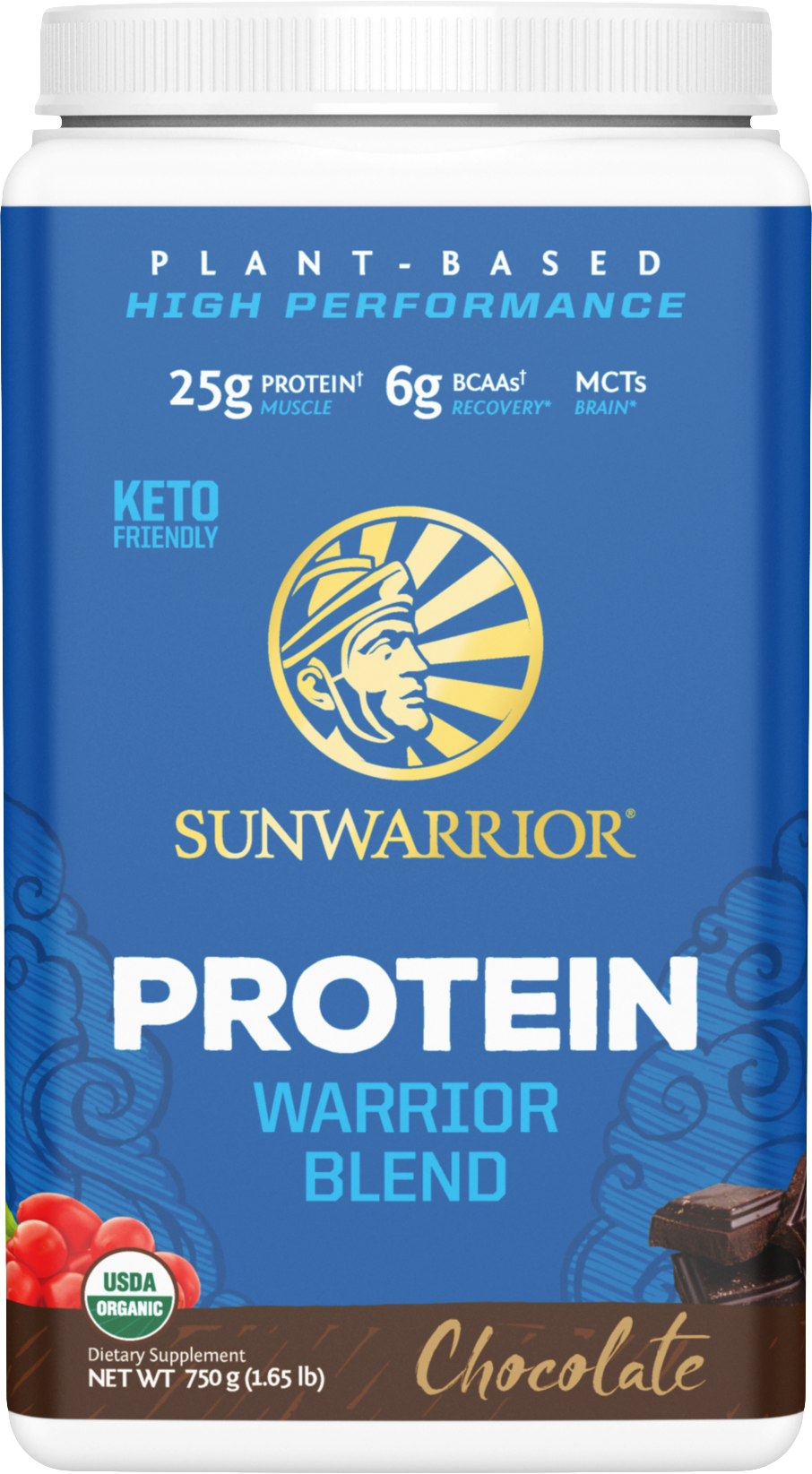 Sunwarrior Protein Warrior Blend 750 g mokka
