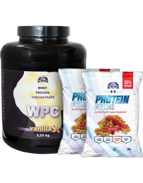 WPC 80 2250 g + 2x Protein Crunch 50 g