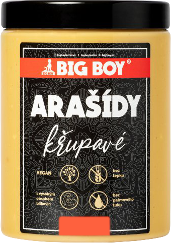 Big Boy Arašidové Maslo 1000 G Chrumkavé