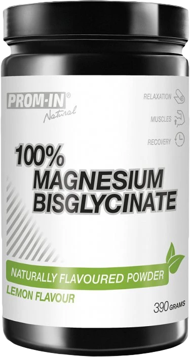 Prom-In 100% Magnesium Bisglycinate 390 g Limone
