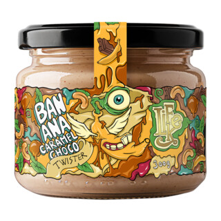 LifeLike Banana Caramel Choco Twister 300 g