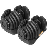 BodyWorld Adjustable dumbbells (pair) 2x 5-40 kg