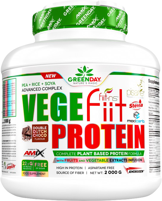 Amix Vegefiit Protein 2000 g földimogyoró-csokoládé-karamell