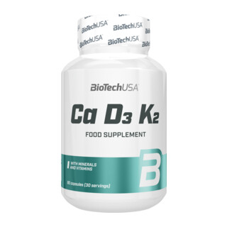 BioTech USA Ca D3 K2 90 capsules