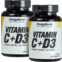 BodyWorld 2x Vitamin C + D3 1000 UI 100 tbl
