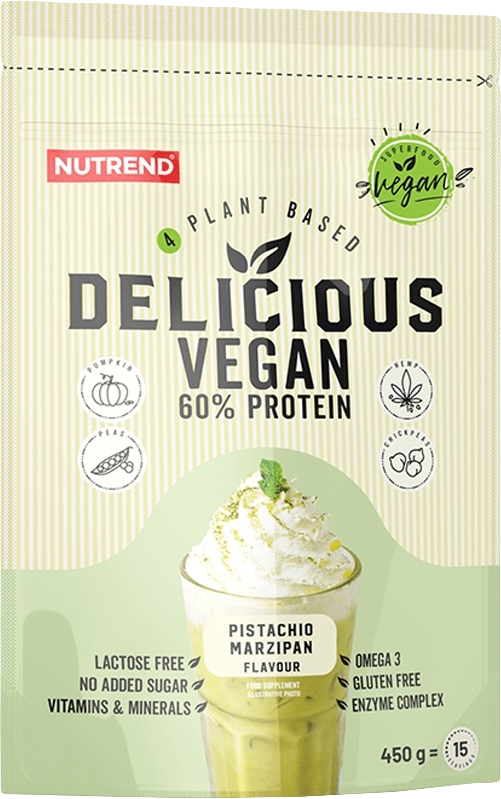Nutrend Delicious Vegan Protein 450 g latte macchiato