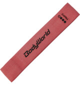 BodyWorld Posilovací textilní guma Mini Heavy 1 ks 11 - 13 kg, červená