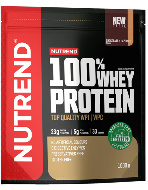 Nutrend 100% Whey Protein 1000g - Gusto Cookies & Cream - Con BCAA Per Massa Muscolare E Recupero - 5