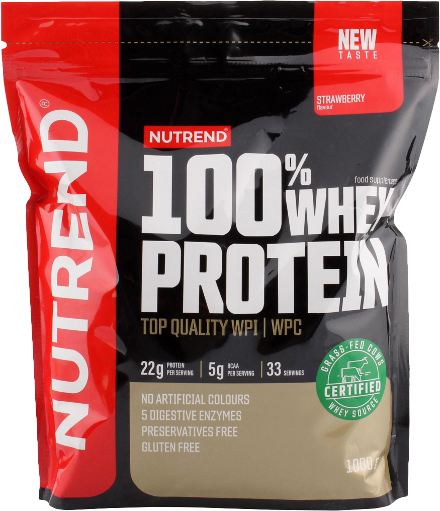 Nutrend 100% Whey Protein 1000 G Pomaranč