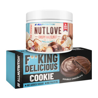 ALLNUTRITION NUTLOVE 500 g + FREE F**king Delicious Cookie 128 g