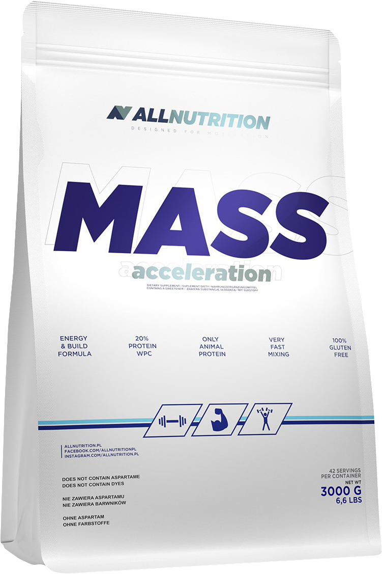 ALLNUTRITION Mass Acceleration 1000 G Vanilka