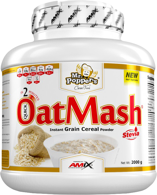 Amix Mr. Popper's Oat Mash 2000 g fragola-yogurt