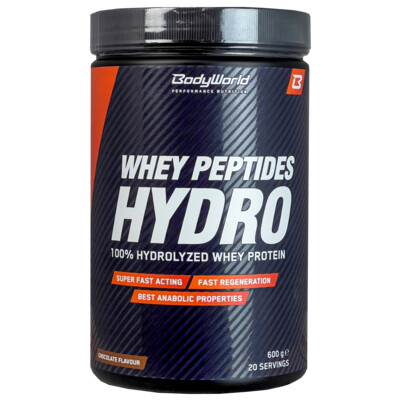 BodyWorld 100% Whey Peptides Hydro 600 g