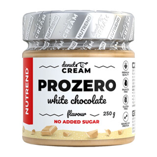 Nutrend DeNuts Cream Prozero s bílou čokoládou 250 g
